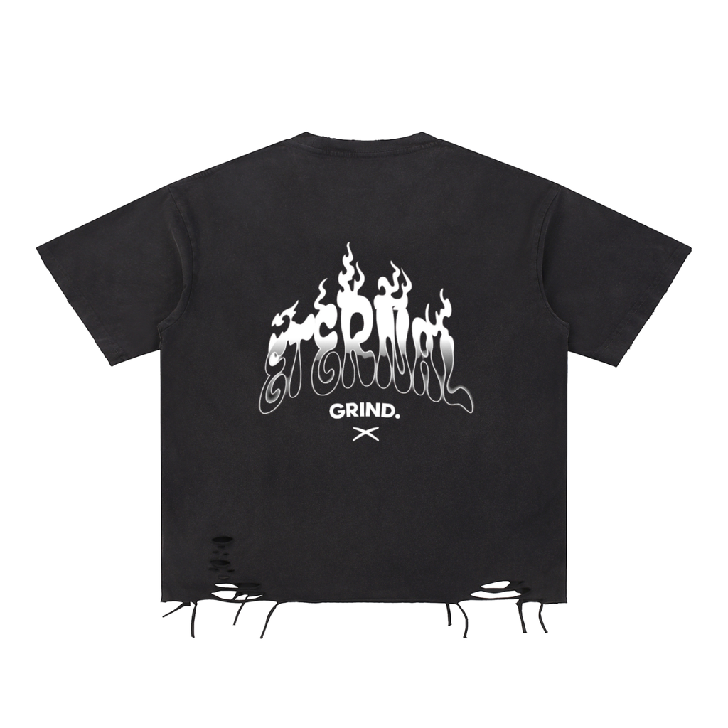 Eternal Washed Raw-Hem T-Shirt